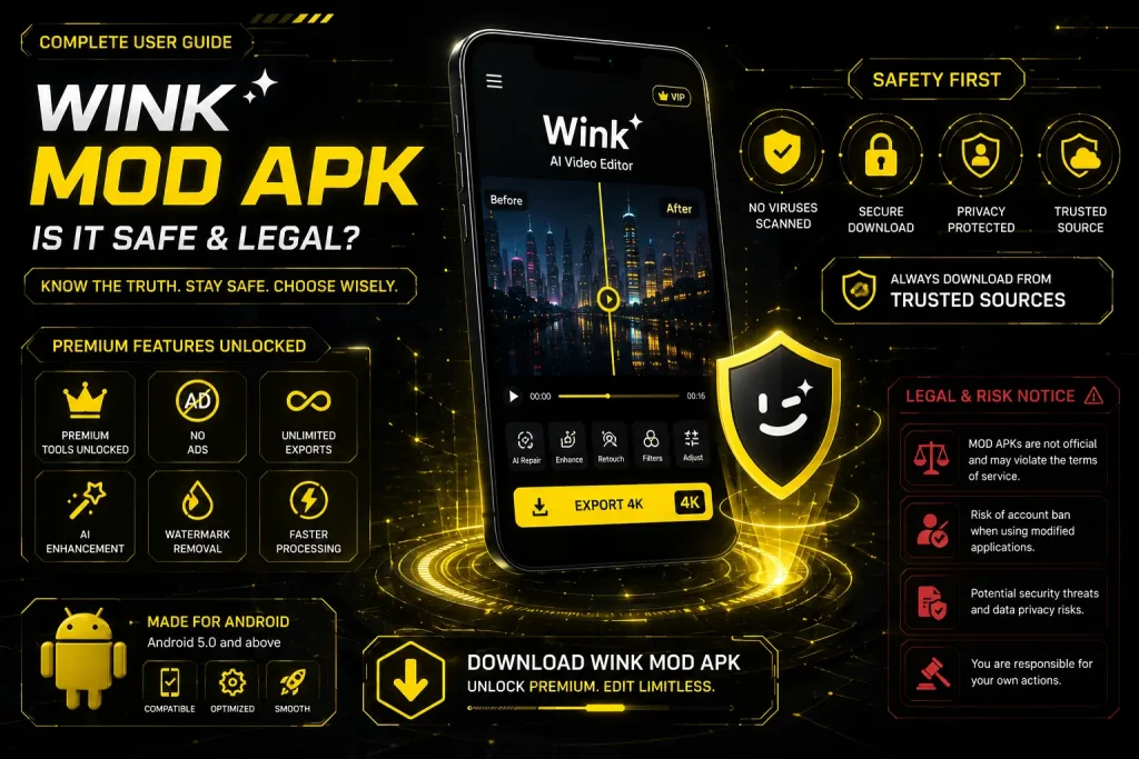 Wink MOD APK is safe and legal? Complete User Guide 3 Wink mod apk is it safe & legal