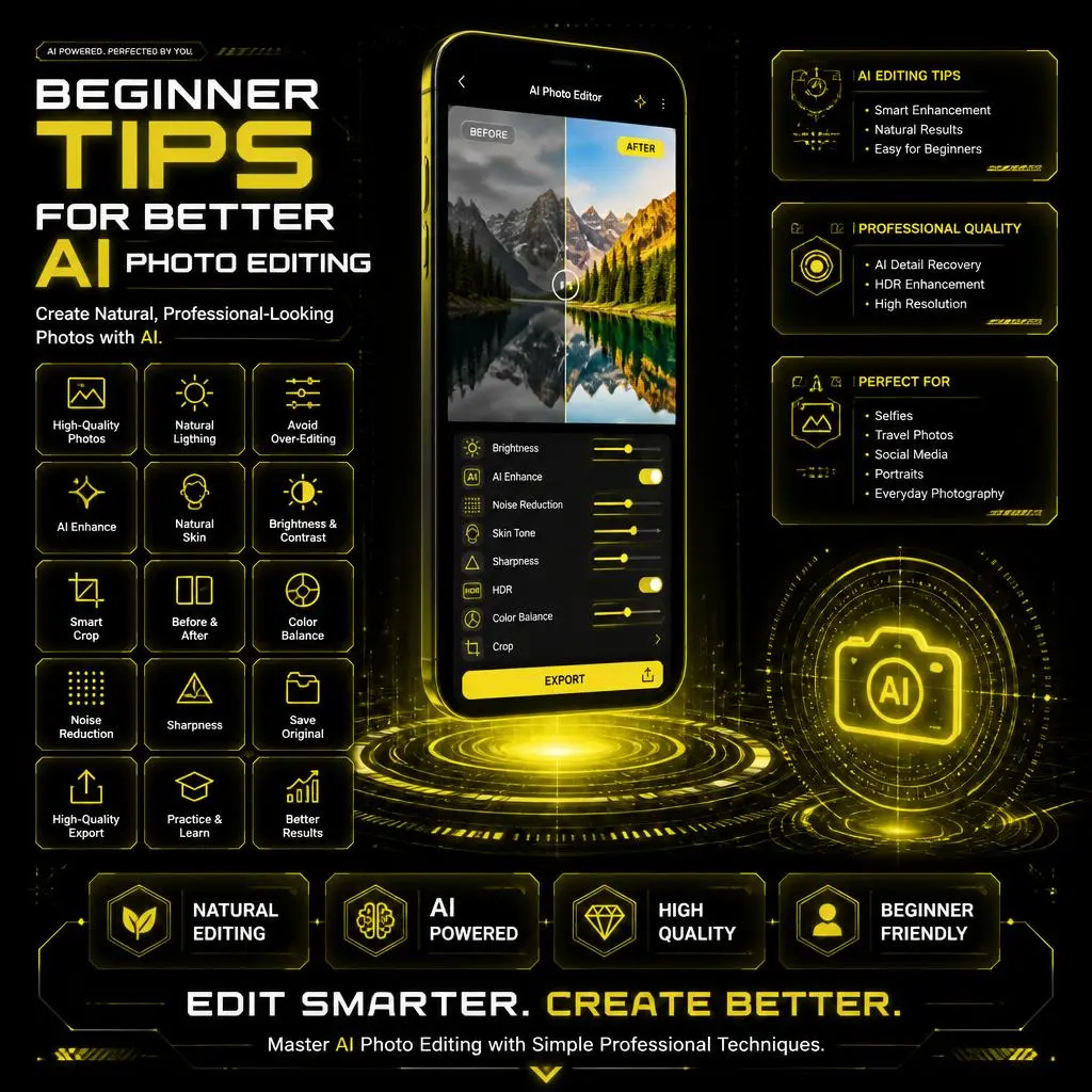 Beginner Tips for Better AI Photo Editing