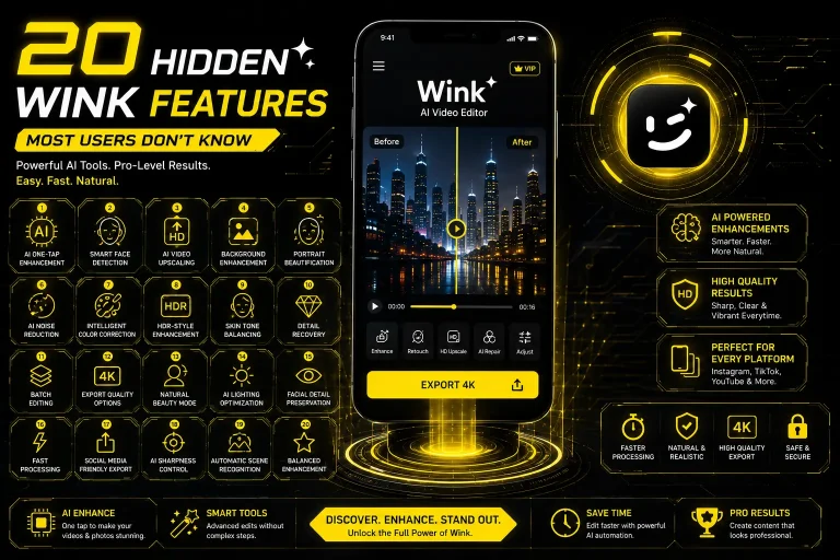 featured image of 20 hidden wink features
